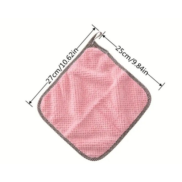 10 Pieces Multi-Purpose Coral Fleece Absorbent Fast Drying Washable... - Picture 2 of 8